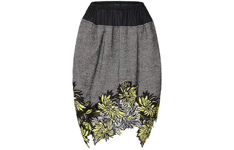 LOUIS VUITTON Casual Short Skirts Women's Gray