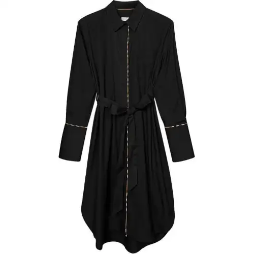 Burberry Long Sleeved Dress Women's Black