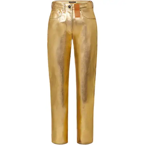 LOUIS VUITTON Jeans Women's Gold
