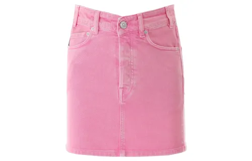 Balenciaga Casual Short Skirts Women's Pink Moderate Short A Line Skirt
