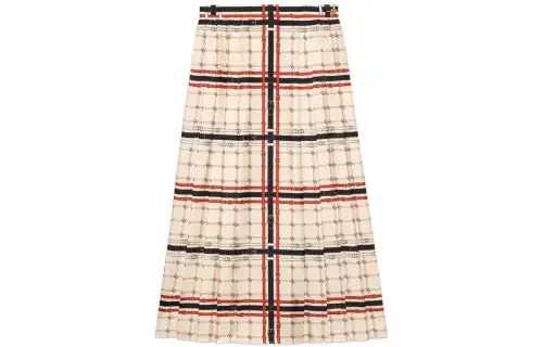 【Previous Season】GG-motif pleated skirt