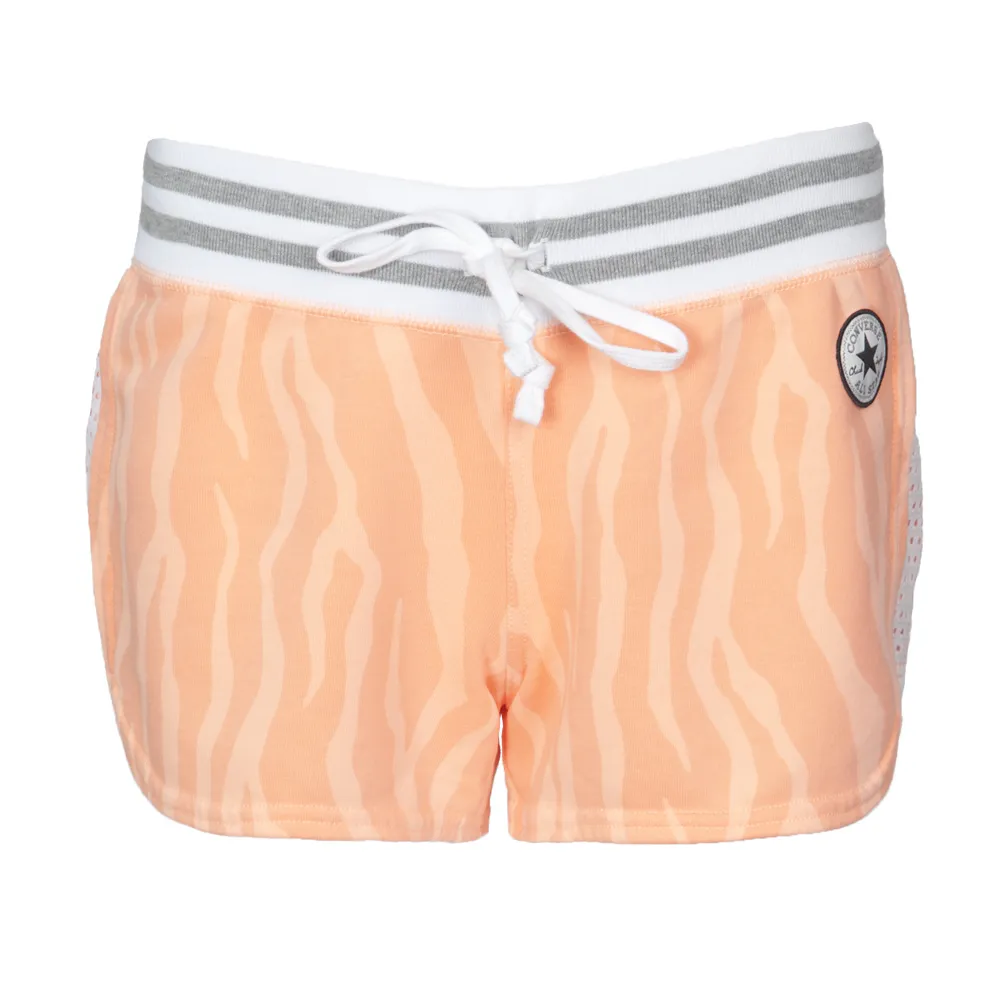 Converse Casual Shorts Women's Mixed Sunset Orange