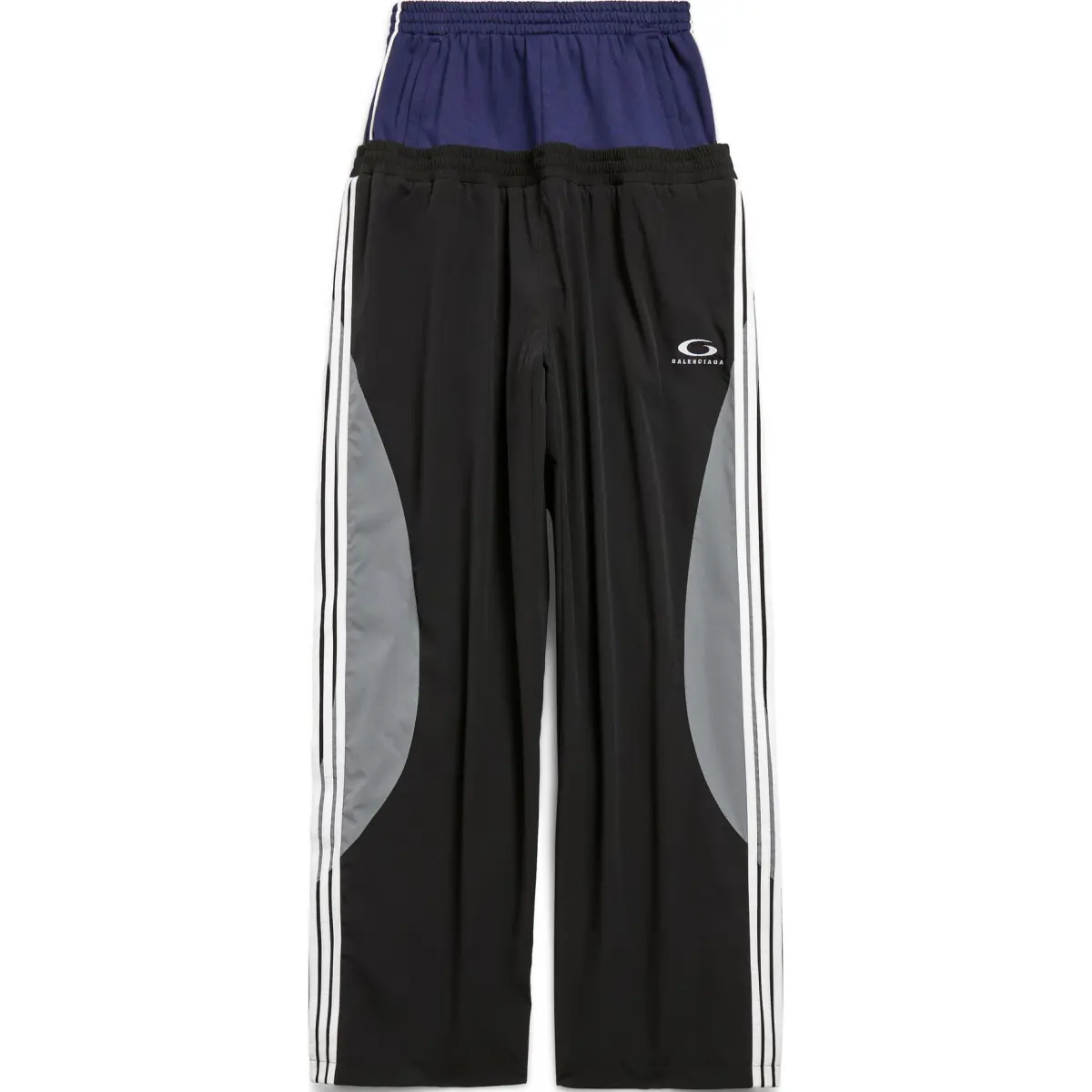 Balenciaga FW24 Knitted Sweatpants Loose Fit Women's Black