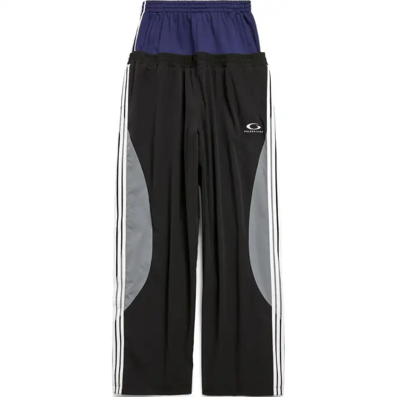 Balenciaga Cut Up Tracksuit Pants 'Black'