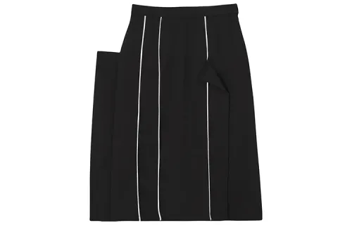 Burberry FW21 Casual Long Skirt Women's Black