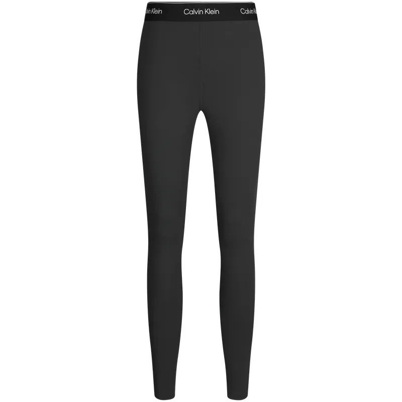 Calvin Klein logo-waistband performance leggings