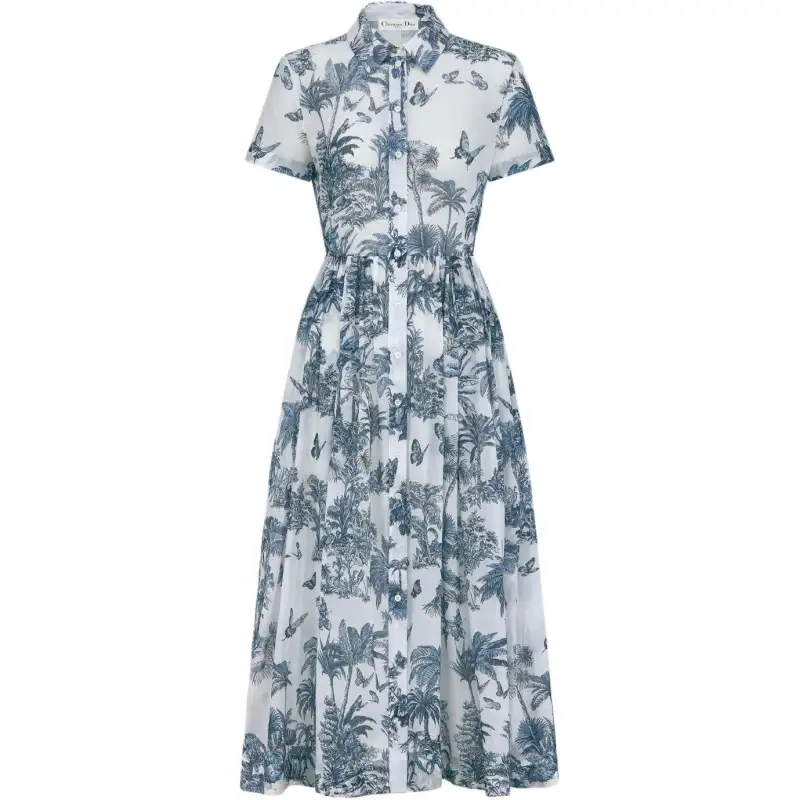 DIOR Dioriviera SS25 Short Sleeved Dress Women's Multicolor