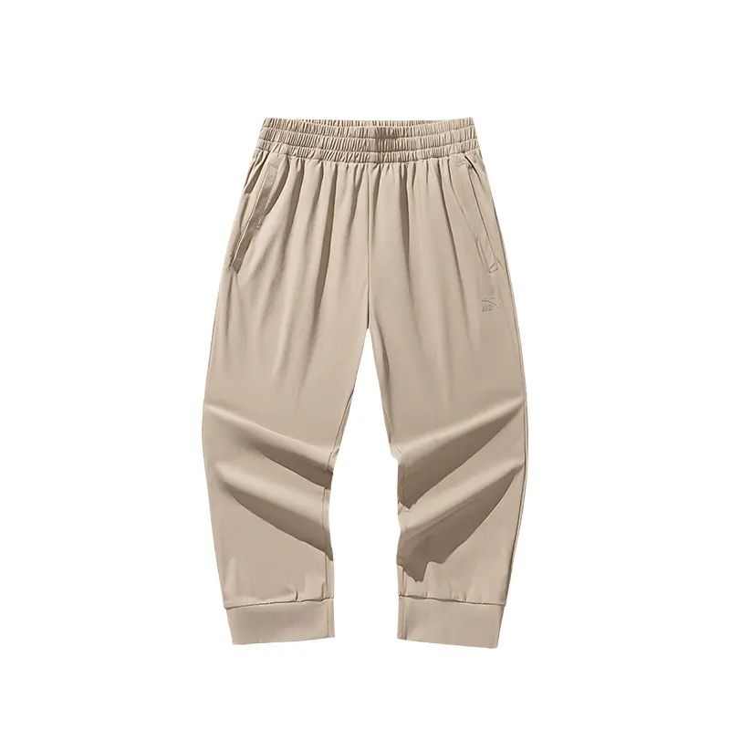 Anta Life Collection Knitted Sweatpants Women's Linen Gray