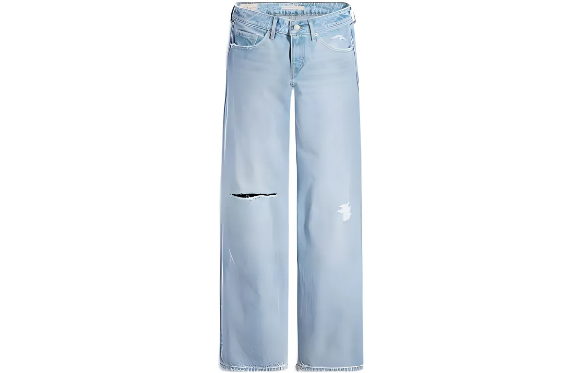 Levi's Jeans Women's Light Blue Moderate Straight Fit Pants