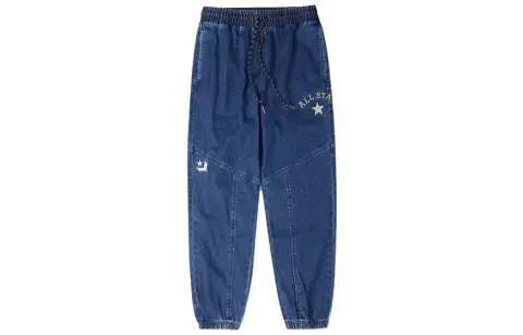 Converse Jeans Women's Blue Moderate Cuffed Pants