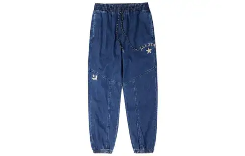 Converse Jeans Women's Blue Moderate Cuffed Pants