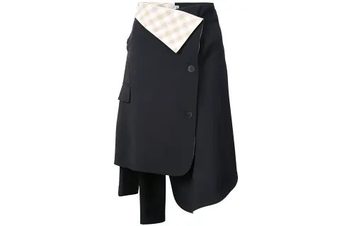 LOEWE Casual Long Skirt Women's Black
