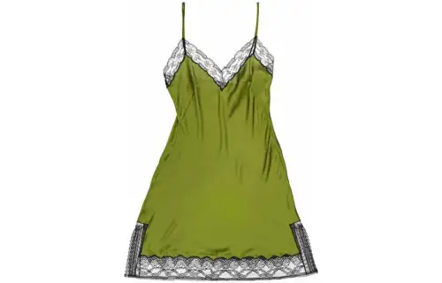 Burberry Slip Dress Women's Green