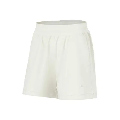 Li Ning Fitness Series Casual Shorts Women's Silver Birch Gray
