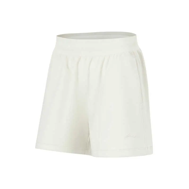 Li Ning Fitness Series Casual Shorts Women's Silver Birch Gray