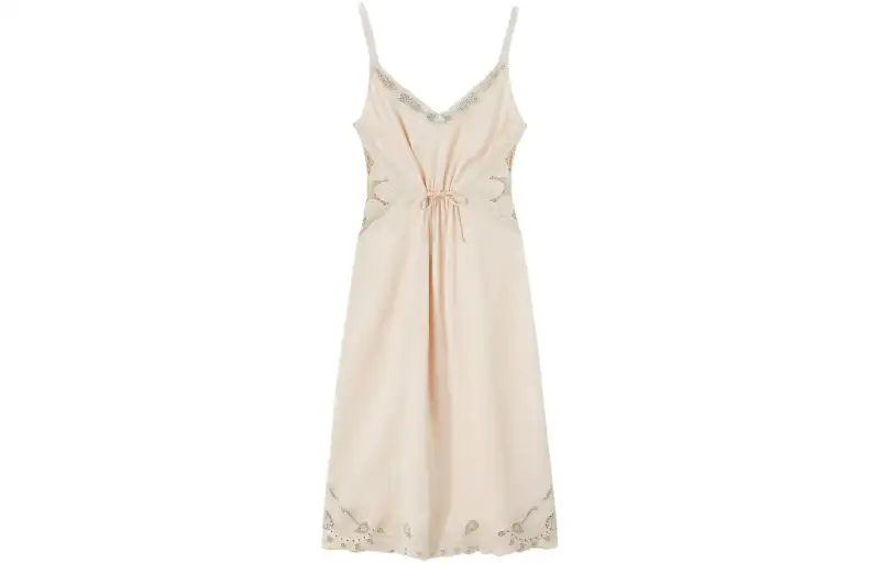 Loro Piana Slip Dress Women's Apricot Blossom