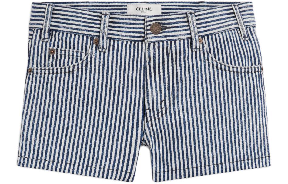 CELINE SS24 Casual Shorts Women's Blue