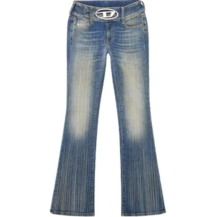 DIESEL D Propol 0cbcx Mid Rise Flared Jeans