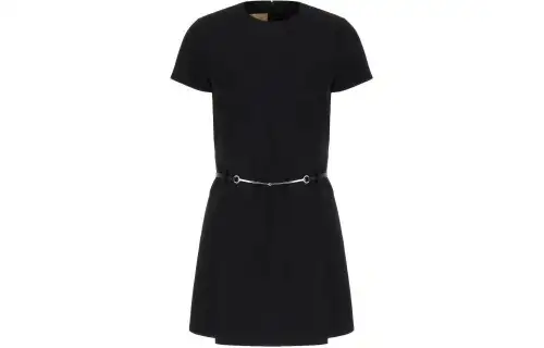 GUCCI Drop Shoulder Crewneck Dress