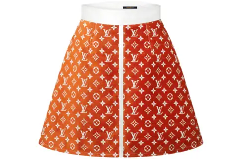 LOUIS VUITTON FW22 Casual Short Skirts Women's Red