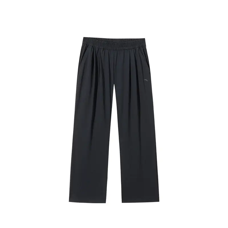 Anta Variety Training Collection Knitted Sweatpants Women's Basic Black