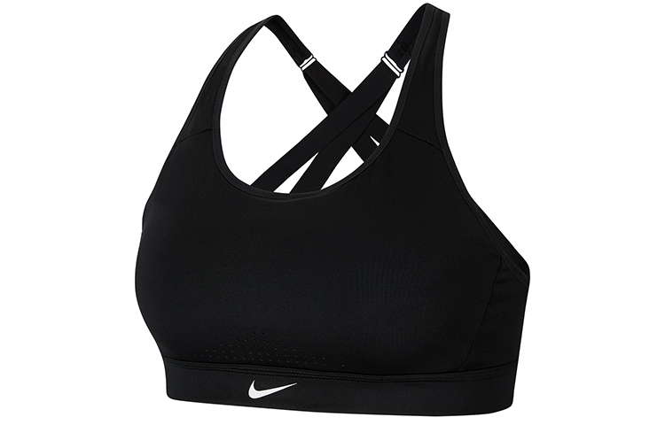 Nike High strength sports bra, black vest, slim fit