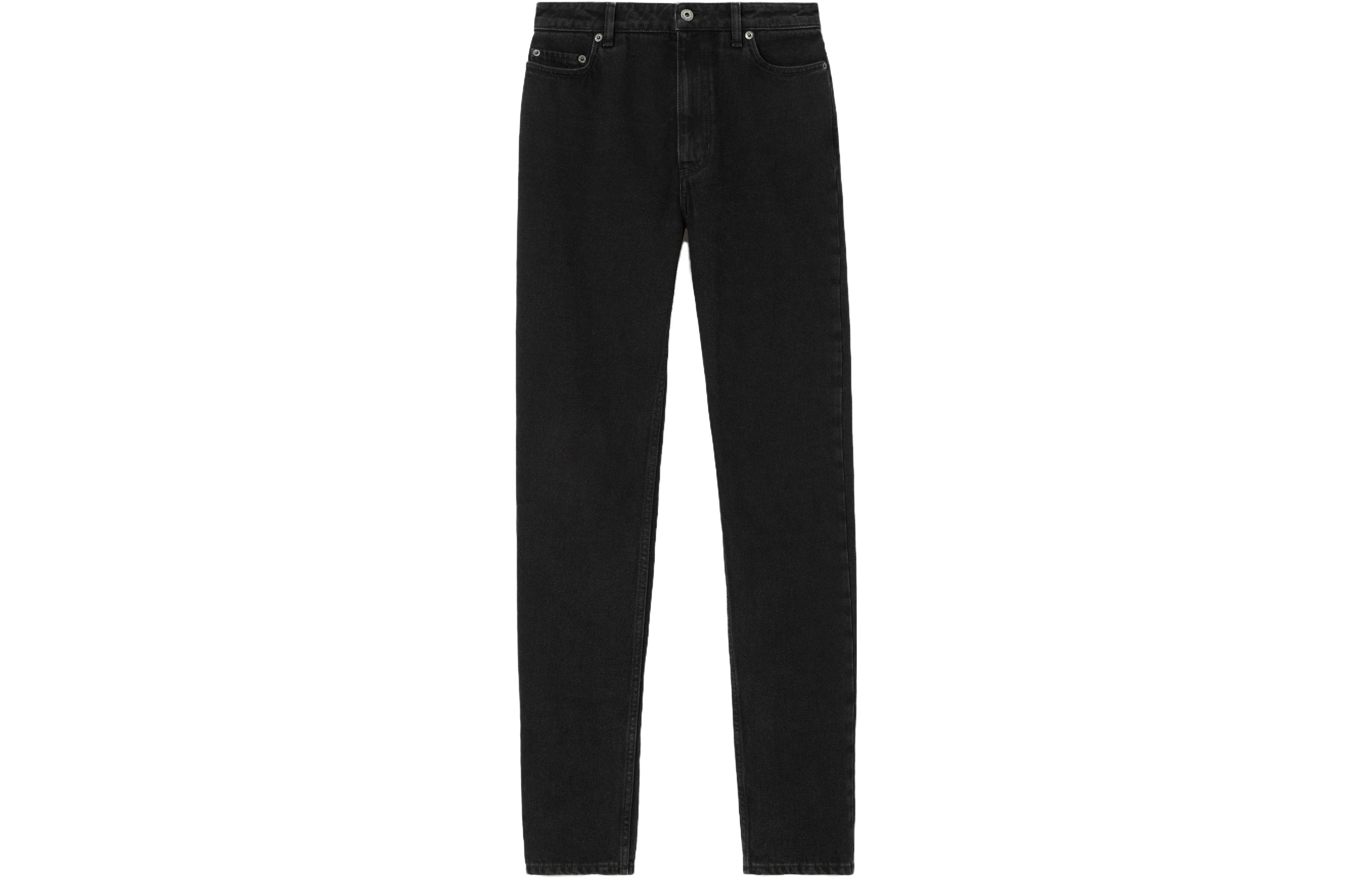 Женские джинсы Burberry High-Waisted (черные)