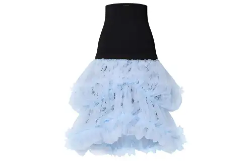 LOUIS VUITTON FW21 Long Skirt Women's Blue