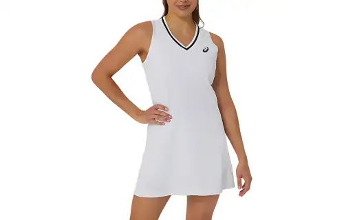 Asics Match Dress Sleeveless Dress Women's White