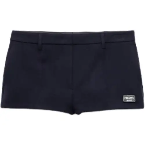 PRADA Casual Shorts Women's Blue