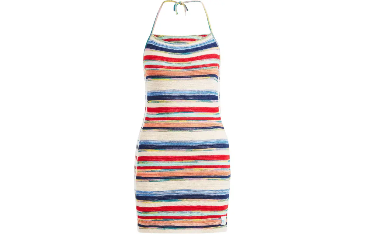 Adidas Originals Kseniaschnaider Knitted Dress Slip Dress Women's Multicolor
