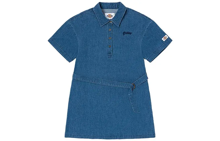 Dickies Short Sleeved Dress Women's Blue
