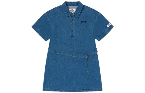Dickies Short Sleeved Dress Women's Blue