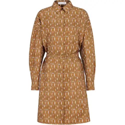 DIOR Christian DIOR All-Over Patterned Button-Up Shirt
