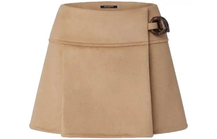 LOUIS VUITTON Casual Short Skirts Women's Caramel