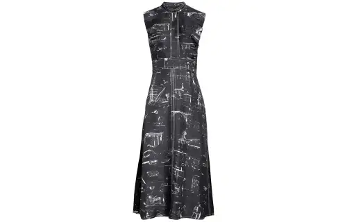Burberry Sleeveless Dress Women's Black