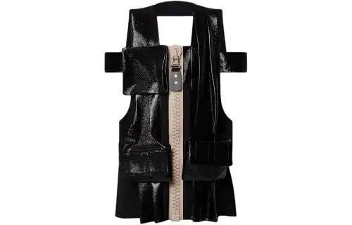 LOUIS VUITTON SS24 Sleeveless Dress Women's Black