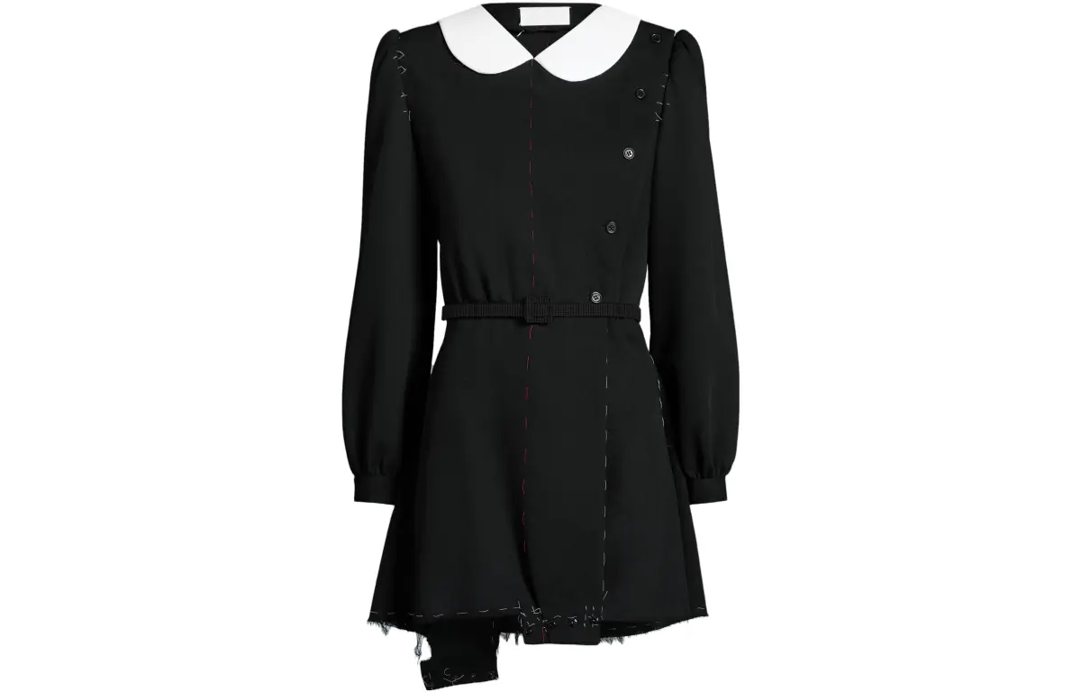 Maison Margiela Long Sleeved Belted Dress