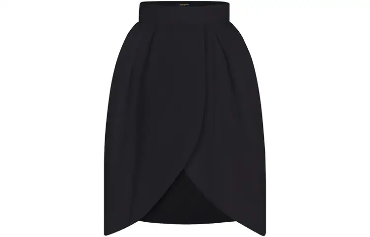 LOUIS VUITTON Casual Long Skirt Women's Black