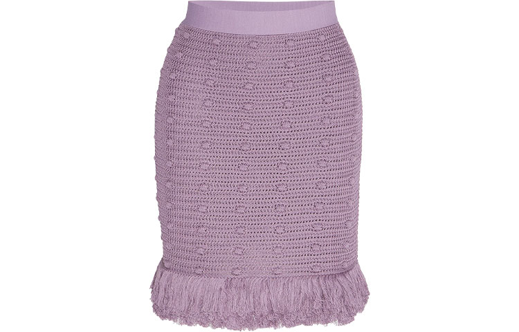 Bottega Veneta SS21 Casual Short Skirts Women's Lavender