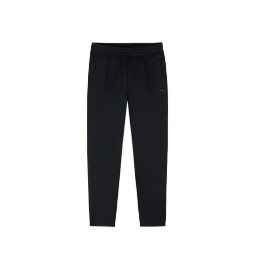 Anta Variety Training Collection Knitted Sweatpants Women's Basic Black