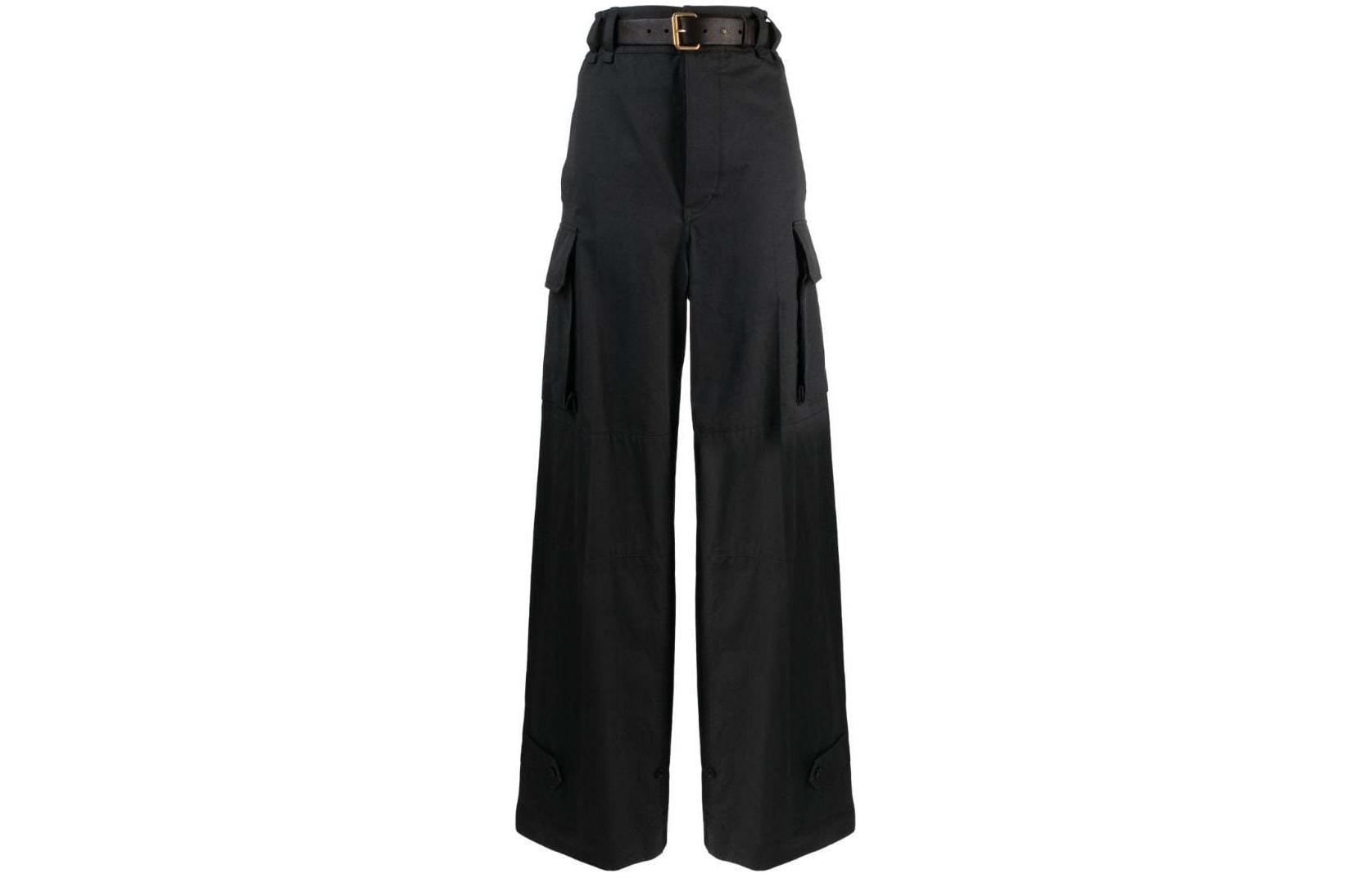 Женские штаны SAINT LAURENT (темно-серые)