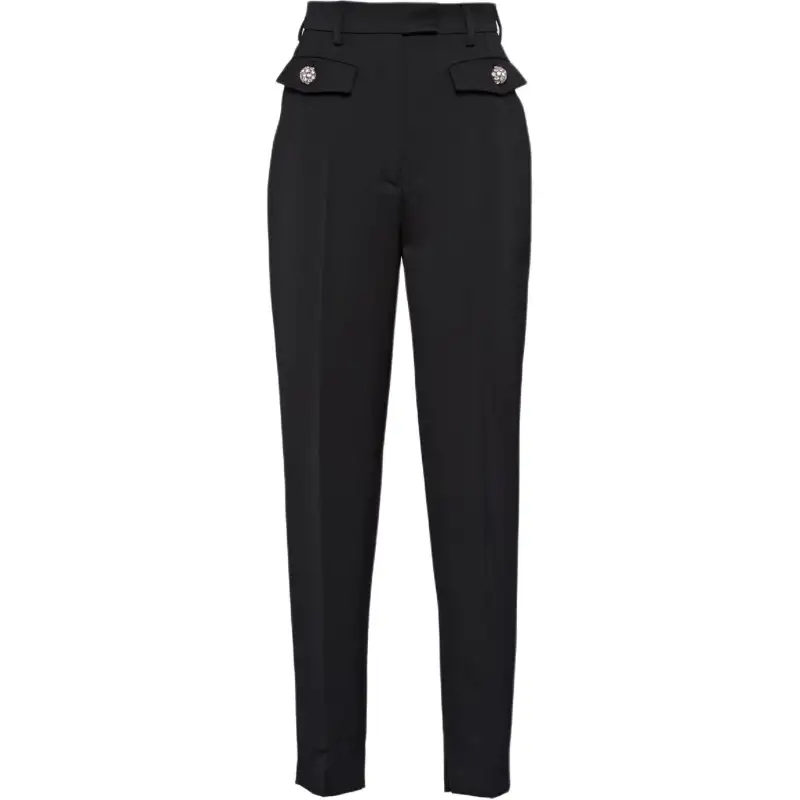 PRADA Wool Sateen Trousers