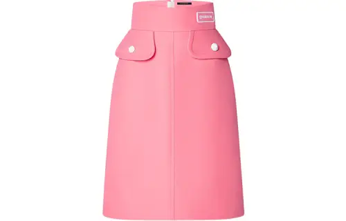 LOUIS VUITTON Retro Flap Pocket Tulip Skirt