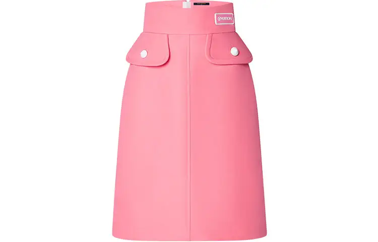 LOUIS VUITTON Retro Flap Pocket Tulip Skirt