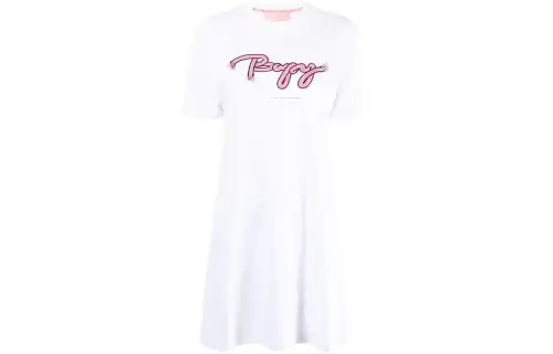 A Bathing Ape stitched-logo mini T-shirt dress