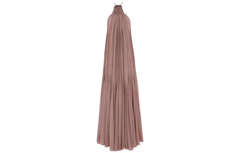 SAINT LAURENT Sleeveless Dress Women's Pink