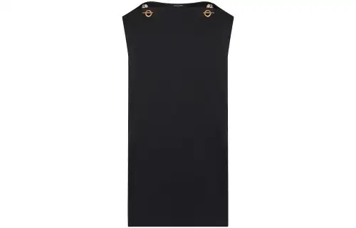 LOUIS VUITTON Sleeveless Dress Women's Black
