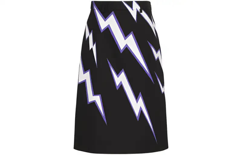 PRADA FW19 Casual Long Skirt Women's Black