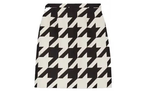 GUCCI Casual Short Skirts Women's Black White